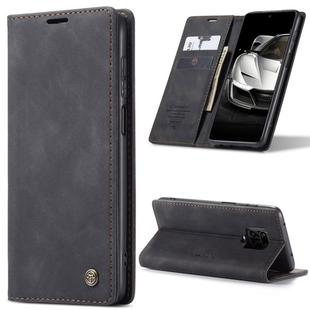 For Xiaomi Redmi Note 9 Pro/Note 9 Pro Max/Note 9s CaseMe 013 Multifunctional Horizontal Flip Leather Case, with Card Slot & Holder & Wallet(Black)