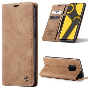 For Xiaomi Redmi Note 9 Pro/Note 9 Pro Max/Note 9s CaseMe 013 Multifunctional Horizontal Flip Leather Case, with Card Slot & Holder & Wallet(Brown)
