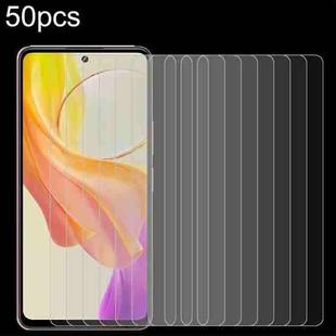For vivo Y78 50pcs 0.26mm 9H 2.5D Tempered Glass Film
