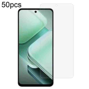 For vivo V40e 50pcs 0.26mm 9H 2.5D Tempered Glass Film