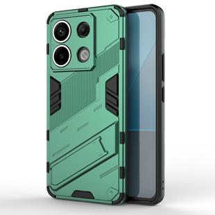 For Xiaomi Redmi Note 13 Pro+ Punk Armor 2 in 1 PC + TPU Phone Case(Green)