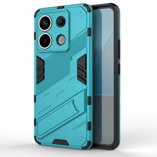 For Xiaomi Redmi Note 13 Pro+ Punk Armor 2 in 1 PC + TPU Phone Case(Blue)