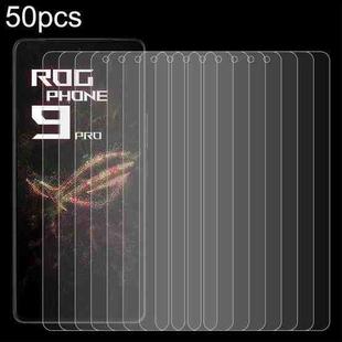 For Asus ROG Phone 9 Pro 50pcs 0.26mm 9H 2.5D Tempered Glass Film