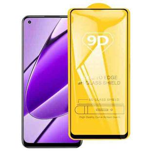 For Realme 11 4G 9D Full Glue Full Screen Tempered Glass Film