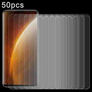 For Realme Narzo 60 Pro 50pcs 0.26mm 9H 2.5D Tempered Glass Film