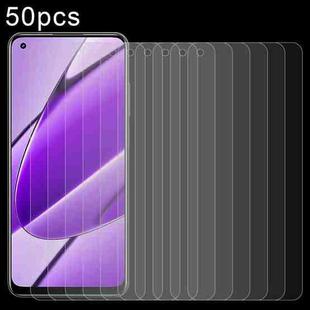 For Realme 11 4G 50pcs 0.26mm 9H 2.5D Tempered Glass Film