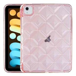 Diamond Texture TPU Airbag Tablet Case For iPad mini 6(Pink)