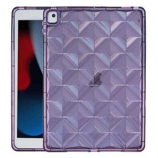 Diamond Texture TPU Airbag Tablet Case For iPad 10.2 2019 / 2020 / Air 2019 10.5(Purple)