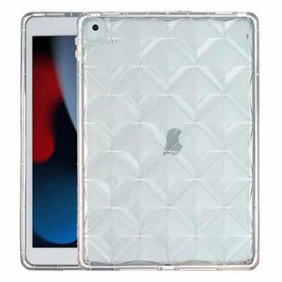 Diamond Texture TPU Airbag Tablet Case For iPad 10.2 2019 / 2020 / Air 2019 10.5(Transparent)