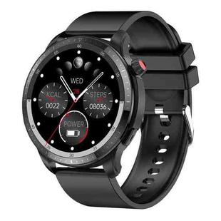 T52 1.39 inch IP67 Waterproof Silicone Band Smart Watch Supports Bluetooth Call / Blood Oxygen / Body Temperature Monitoring(Black)