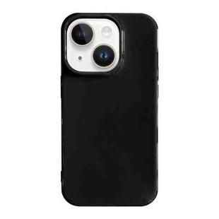 For iPhone 14 Shockproof Solid Color TPU Phone Case(Black)