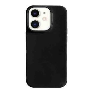 For iPhone 11 Shockproof Solid Color TPU Phone Case(Black)