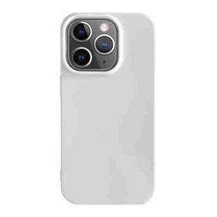 For iPhone 11 Pro Max Shockproof Solid Color TPU Phone Case(White)