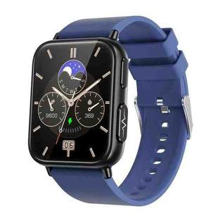 TK10 1.91 inch IP68 Waterproof Silicone Band Smart Watch Supports AI Medical Diagnosis/ Blood Oxygen / Body Temperature Monitoring(Blue)