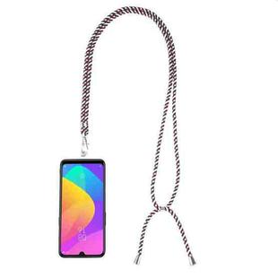 Universal Mixed Color Mobile Phone Lanyard(Blue Red White)