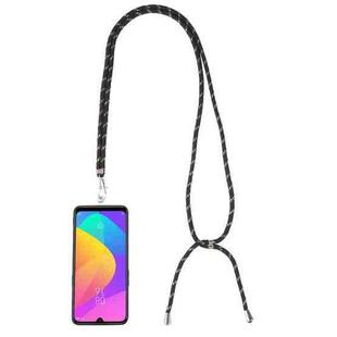 Universal Mixed Color Mobile Phone Lanyard(Black Gold)