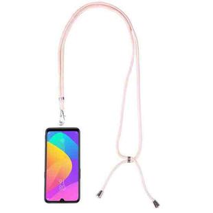 Universal Solid Color Mobile Phone Lanyard(Rose Gold)