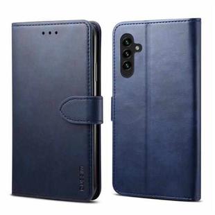 For Samsung Galaxy A34 5G GUSSIM Horizontal Flip Leather Phone Case(Blue)