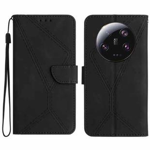 For Xiaomi 13 Ultra Stitching Embossed Leather Phone Case(Black)