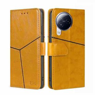 For Xiaomi Civi 3 5G Geometric Stitching Leather Phone Case(Yellow)