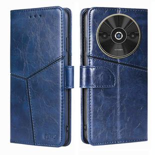 For Xiaomi Redmi A3 4G Geometric Stitching Leather Phone Case(Blue)