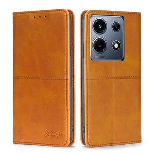 For Infinix Note 30 VIP 5G Cow Texture Magnetic Leather Phone Case(Light Brown)