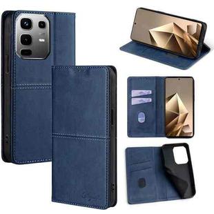 For Infinix Note 50 4G Cow Texture Magnetic Leather Phone Case(Blue)