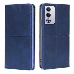 For OPPO A3 Pro 5G India Cow Texture Magnetic Leather Phone Case(Blue)