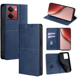 For Realme P3 Ultra 5G Cow Texture Magnetic Leather Phone Case(Blue)