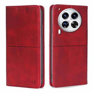 For Tecno Camon 30 Premier 5G Cow Texture Magnetic Leather Phone Case(Red)