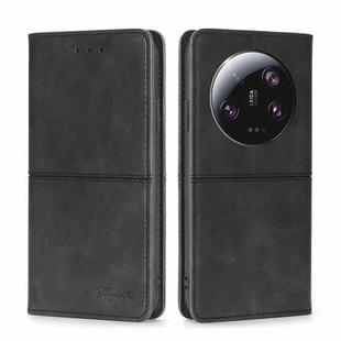 For Xiaomi 13 Ultra 5G Cow Texture Magnetic Leather Phone Case(Black)