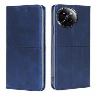 For Xiaomi Civi 4 Pro Cow Texture Magnetic Leather Phone Case(Blue)