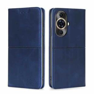 For Huawei nova 11 Pro 4G / 11 Ultra 4G Cow Texture Magnetic Leather Phone Case(Blue)