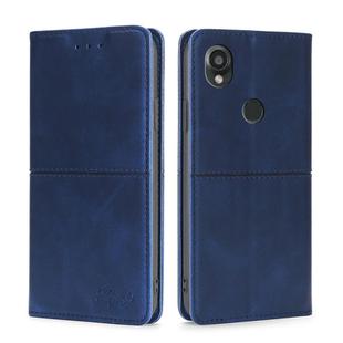 For Kyocera Digno SX3-KYG02 Cow Texture Magnetic Leather Phone Case(Blue)