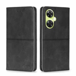 For OnePlus Nord CE 3 Lite 5G Cow Texture Magnetic Leather Phone Case(Black)