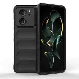 For Xiaomi Redmi K60 Ultra Magic Shield TPU + Flannel Phone Case(Black)