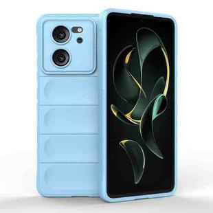 For Xiaomi Redmi K60 Ultra Magic Shield TPU + Flannel Phone Case(Light Blue)