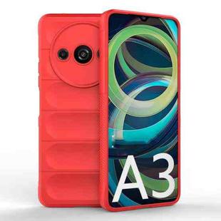 For Xiaomi Redmi A3 4G Global Magic Shield TPU + Flannel Phone Case(Red)