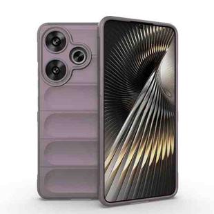 For Xiaomi Redmi Turbo 3 5G Magic Shield TPU + Flannel Phone Case(Purple)