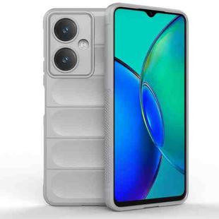 For vivo Y27 4G Global Magic Shield TPU + Flannel Phone Case(Grey)