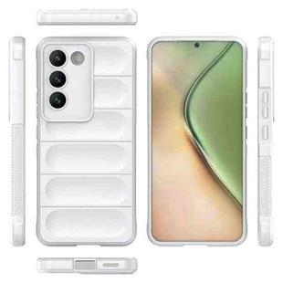 For vivo Y200E 5G Global / Y100 5G IDN Magic Shield TPU + Flannel Phone Case(White)