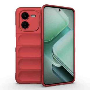 For vivo iQOO Z9X 5G Magic Shield TPU + Flannel Phone Case(Red)