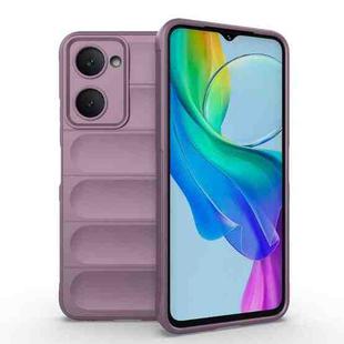 For vivo T3 Lite 5G India / Y28s Global Magic Shield TPU + Flannel Phone Case(Purple)