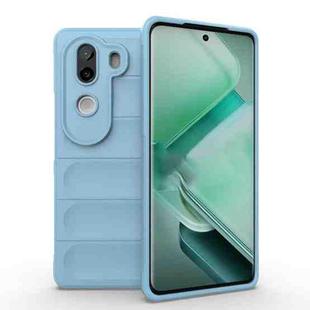 For vivo iQOO Z9s 5G Magic Shield TPU + Flannel Phone Case(Light Blue)