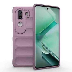 For vivo iQOO Z9s 5G Magic Shield TPU + Flannel Phone Case(Purple)