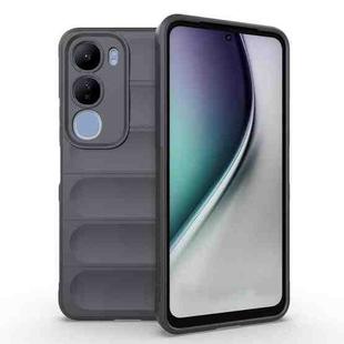 For vivo Y29 5G / Y19s 4G Magic Shield TPU + Flannel Phone Case(Dark Grey)