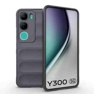 For vivo Y300 5G India / V40 Lite IDN Magic Shield TPU + Flannel Phone Case(Dark Grey)