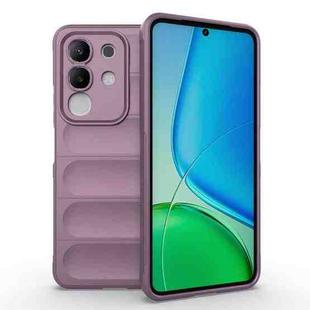 For vivo Y29 4G Global / T4x 5G Magic Shield TPU + Flannel Phone Case(Purple)