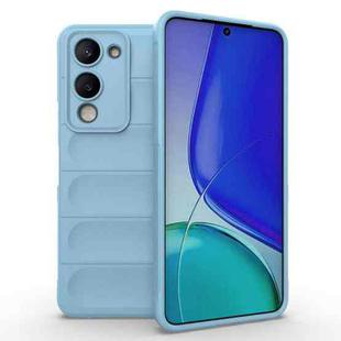 For vivo Y19 5G Global / Y29s 5G Global Magic Shield TPU + Flannel Phone Case(Light Blue)