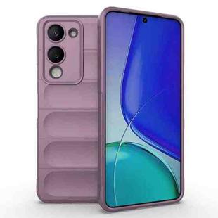 For vivo Y19 5G Global / Y29s 5G Global Magic Shield TPU + Flannel Phone Case(Purple)